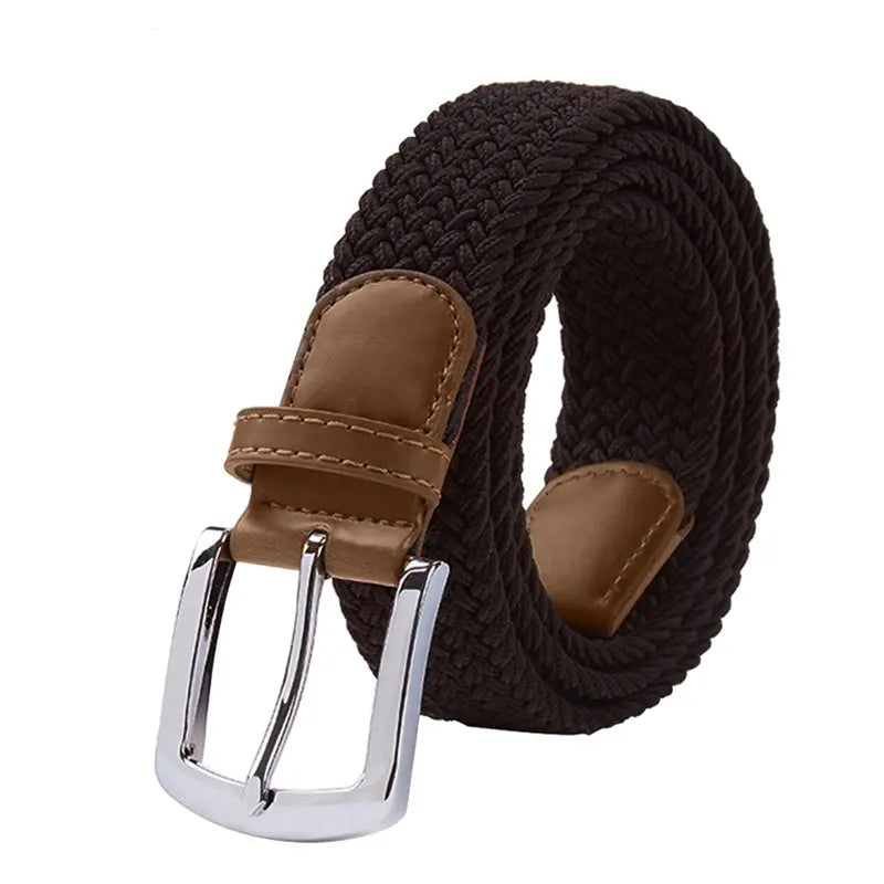 Ceintures pour hommes MaiKun pour hommes Ceinture à boucle ardillon en métal Ceinture élastique pour hommes Ceinture tactique militaire