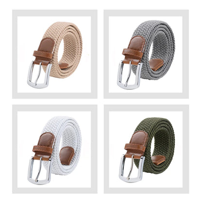 Ceintures pour hommes MaiKun pour hommes Ceinture à boucle ardillon en métal Ceinture élastique pour hommes Ceinture tactique militaire