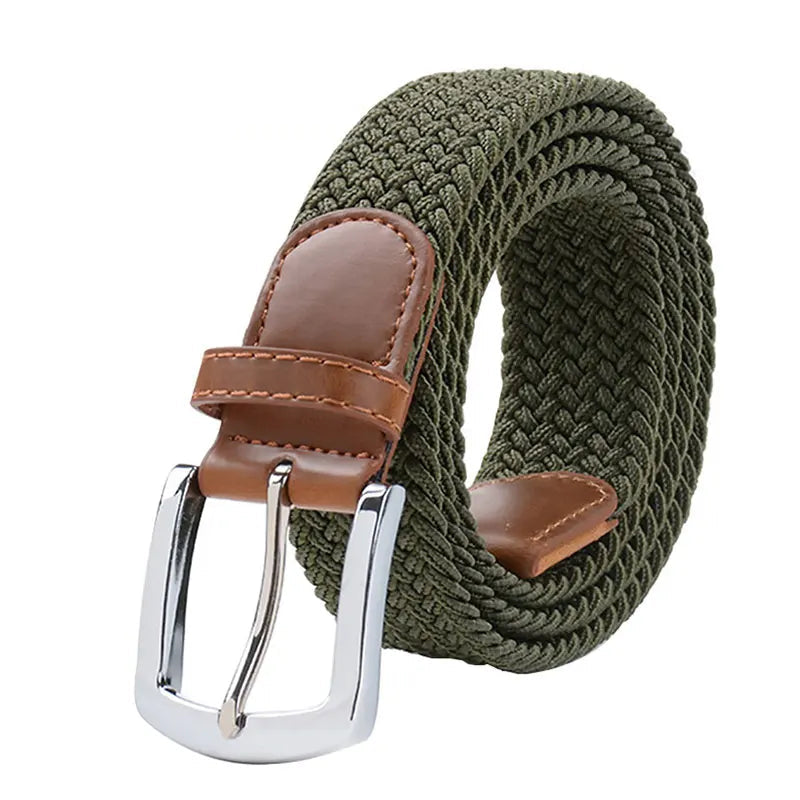 Ceintures pour hommes MaiKun pour hommes Ceinture à boucle ardillon en métal Ceinture élastique pour hommes Ceinture tactique militaire