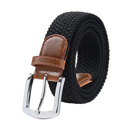 Ceintures pour hommes MaiKun pour hommes Ceinture à boucle ardillon en métal Ceinture élastique pour hommes Ceinture tactique militaire