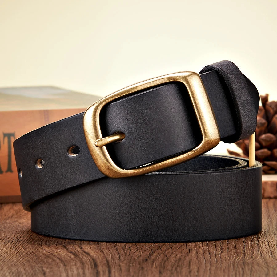 Cowskin Genuine Leather Belt