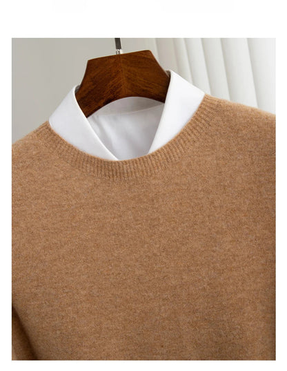 Thick Pullover Long-Sleeved Knitted Cashmere Sweater