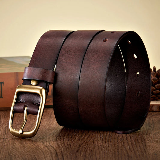 Ceinture en cuir véritable de vache