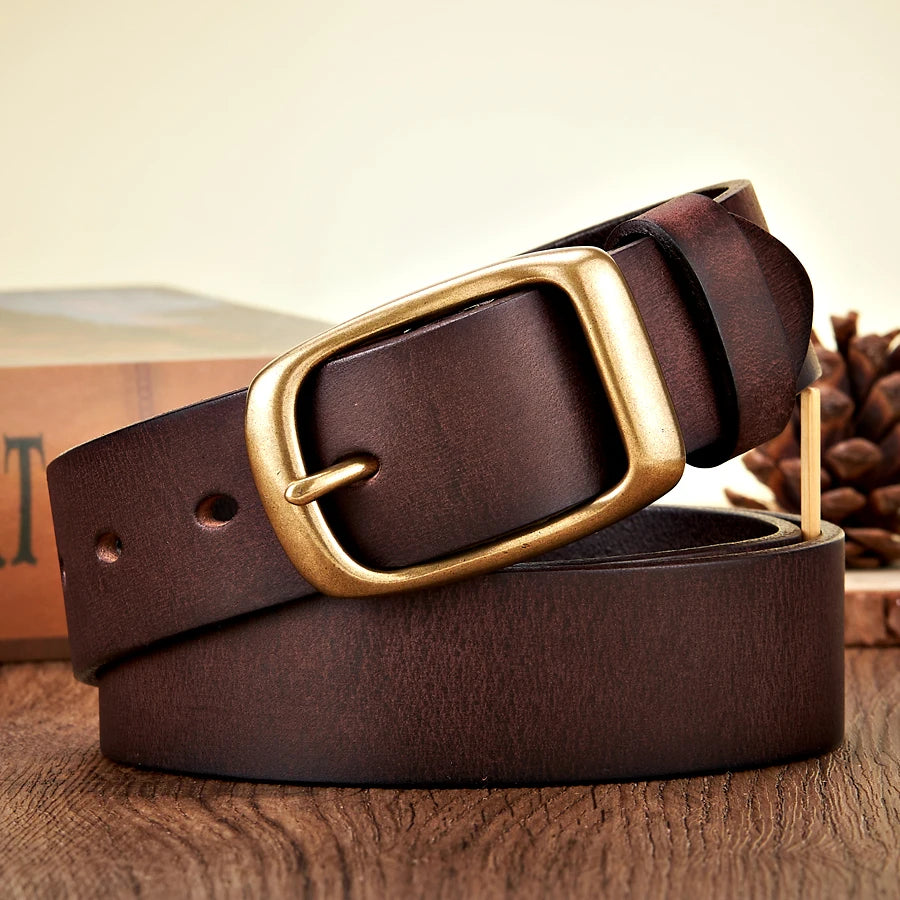 Cowskin Genuine Leather Belt