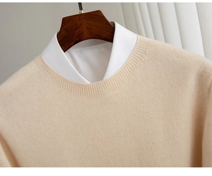 Thick Pullover Long-Sleeved Knitted Cashmere Sweater