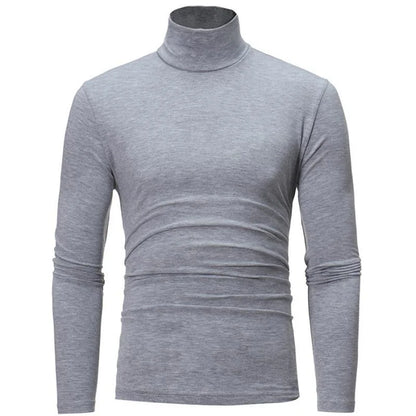 Slim Fit Polyester High Neck