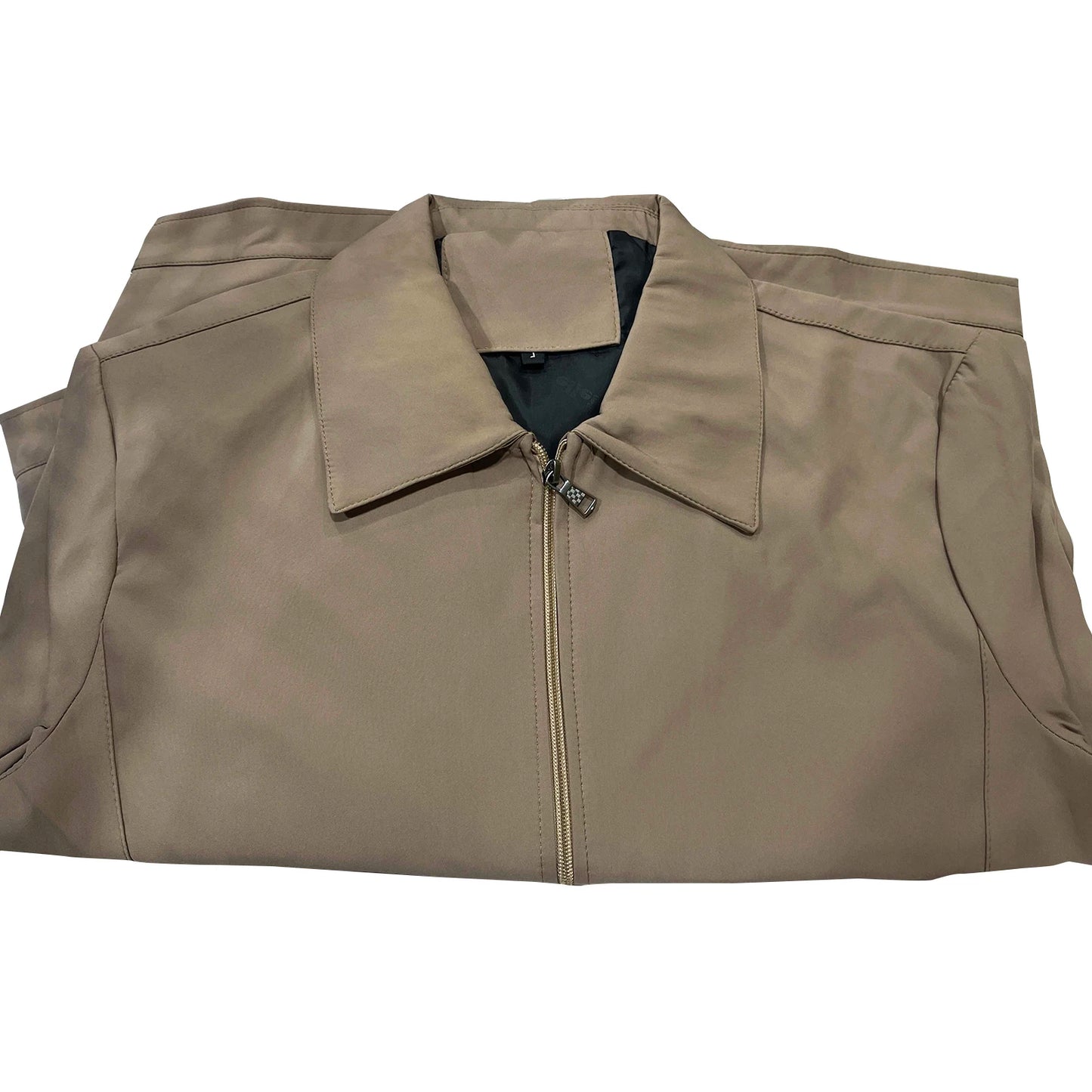 Business Jacket with Zipper Closure