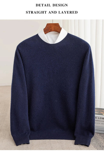 Thick Pullover Long-Sleeved Knitted Cashmere Sweater