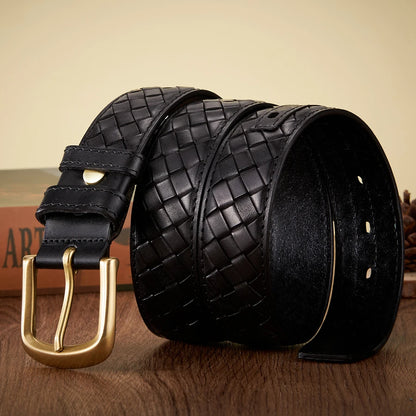 Ceinture en cuir véritable