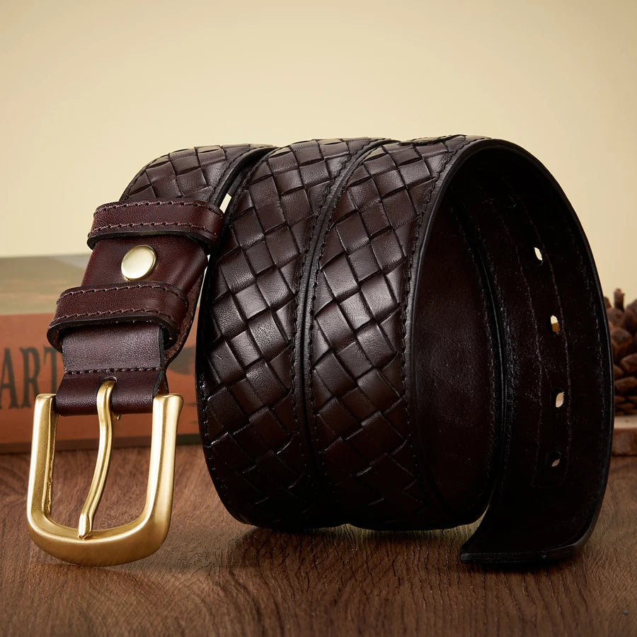 Ceinture en cuir véritable