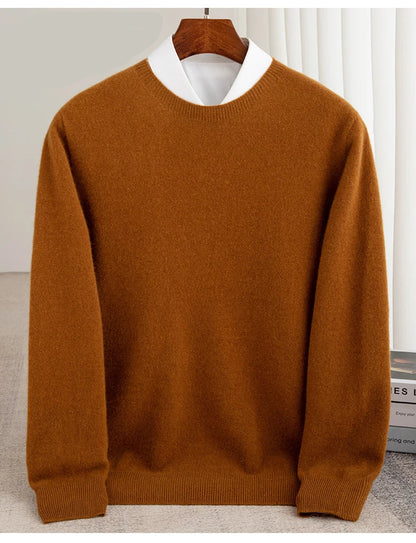 Thick Pullover Long-Sleeved Knitted Cashmere Sweater