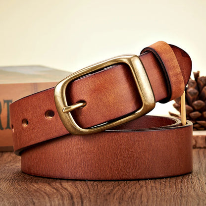 Cowskin Genuine Leather Belt