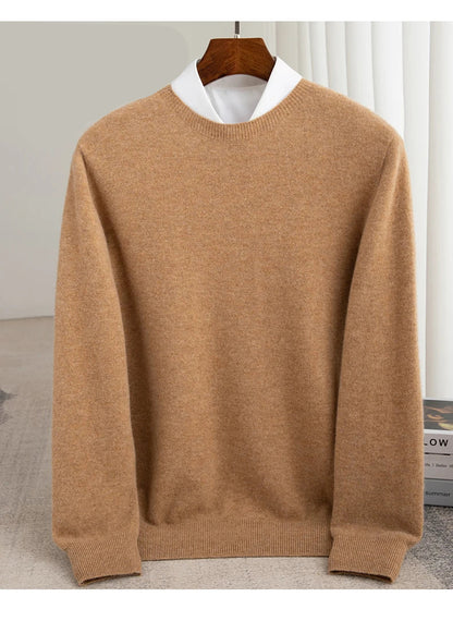 Thick Pullover Long-Sleeved Knitted Cashmere Sweater