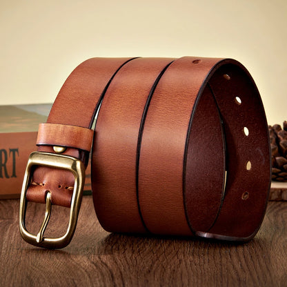 Cowskin Genuine Leather Belt